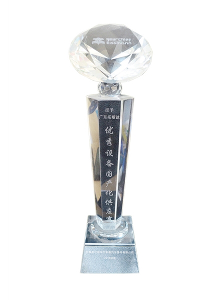 長春蓋爾瑞孚優(yōu)秀供應(yīng)商獎杯